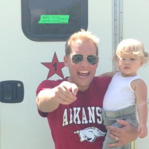 My 1 yr old Daughter booked her first National Commercial with me. This is her first Trailer/Dressing Room.