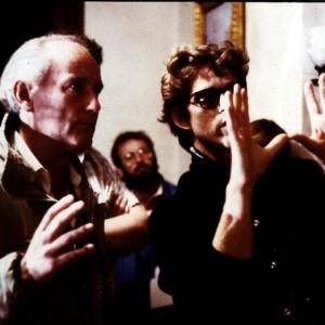 On the set of Ghoulies (1985) with Mac Ahlberg