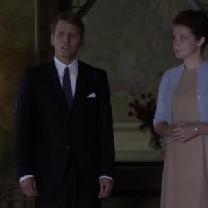 Angela Besharah & Barry Pepper in 'The Kennedys'
