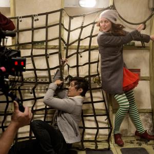Still of Lindy Booth and John Harlan Kim in The Librarians 2014