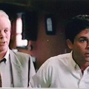 Rob Lowe and Richard Partlow Living In Peril 1997