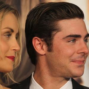 Zac Efron and Taylor Schilling at event of Amzinai tavo 2012
