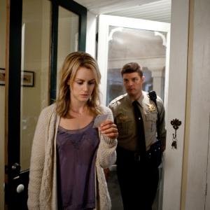 Still of Taylor Schilling and Keith Clayton in Amzinai tavo (2012)