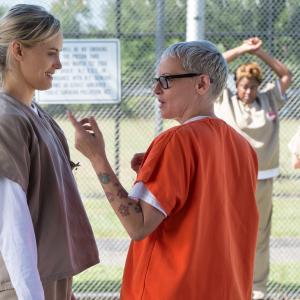 Still of Lori Petty and Taylor Schilling in Orange Is the New Black 2013