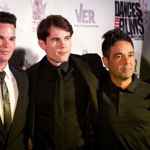 Chandler Rylko Samuel Nolan and Kevin Pinassi at the premiere of The Toy Soldiers