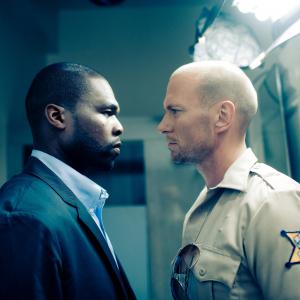 Still of Luke Goss and 50 Cent in Blood Out 2011