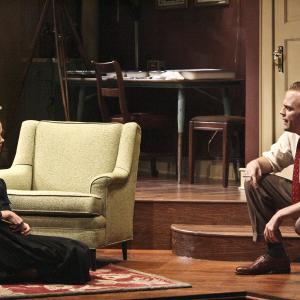 Alison Pill Matt McTighe as Susan  Sam Hendrix in Jeffrey Hatchers world premiere adaptation of Wait Until Dark at Geffen Playhouse