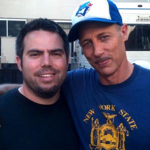 On the set of Eternity The Movie with Jon Gries