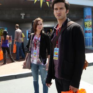 Still of Michael Steger and Jessica Stroup in 90210 2008
