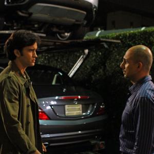 Still of Anthony Azizi and Michael Steger in 90210 2008