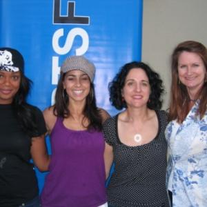 LR  Tiffany Hines Marta McGongagle Marya Mazor  Stephanie Bell at the LA Shorts Film Festival