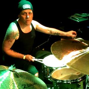 Mark Rooney on drums