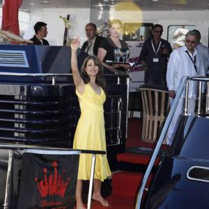 Reid / Emmanuelle Vaugier arrival to pre screening party in Cannes