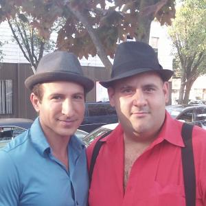 With William DeMeo on the set of Good Friday