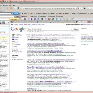 Google Search Screen Grab 