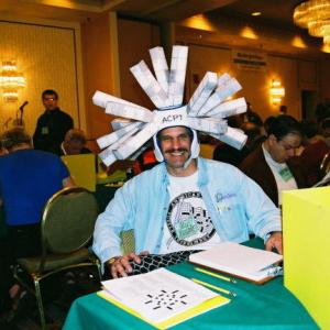 Jim Jenista at the 2005 American Crossword Puzzle Tournament as he appears in Wordplay