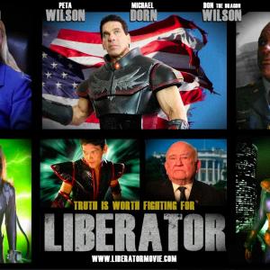 Liberator TV Pilot Lobby Card: Peta Wilson, Lou Ferrigno, Michael Dorn, Jessica Andres, Don the Dragon, Ed Asner and Tara Cardinal