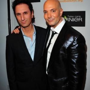 Roberto Lombardi  David Evangelista at a charity event in New York 2009