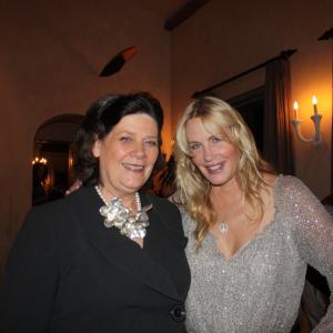 Sue Ann Taylor and Daryl Hannah at the Ocean Elders event in Aspen.