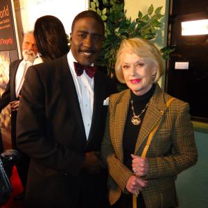 Actor Idrees Degas and Actress Tippi Hedrin appearing at Kat Kramers Film s that Changed the World Sunset Gower Studio Hollywood CA