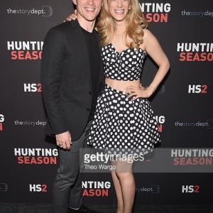 NEW YORK NY  MAY 04 Ben Baur and Ilana Becker attend the Hunting Season Season Two New York Premiere at Sunshine Landmark on May 4 2015 in New York City Photo by Theo WargoGetty Images
