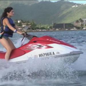 Destination X Hawaii Celeste Thorson Jet Skiing