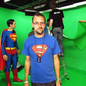 On the set of Superman: Requiem