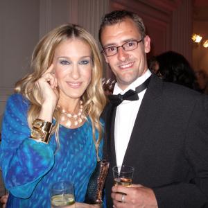 Gene Fallaize and Sarah Jessica Parker at the UK Premiere of 'Sex and the City 2' (2010)