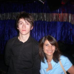 Liza KumjianSmith with Alex Turner of the Arctic Monkeys at Spaceland