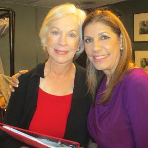 On the set of Break A Hip with Emmy nominated actress Christina Pickles