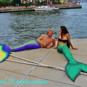 Merman Christian and Mermaid Marla