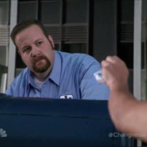 The postman Ben Zelevansky receives a cry for help from Seor Chang Ken Jeong on Community
