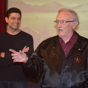 Jack Thomas Smith and John Russo at the Infliction Horror Happens Lake Hopatcong, NJ screening (2014)