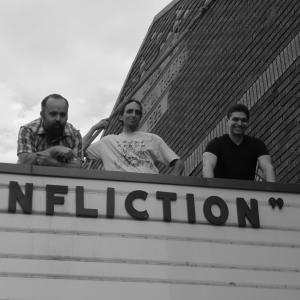 Jack Thomas Smith, Jay Kay, and Marco Matteo at the Infliction Washington, NJ screening (2014)