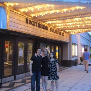 Jack Thomas Smith, girlfriend Mandy Del Rio, and Luna Del Rio at the Infliction Norfolk, VA screening (2014)