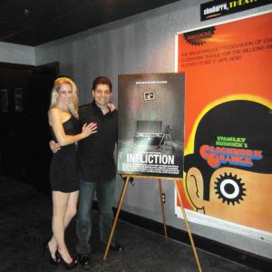 Jack Thomas Smith and girlfriend Mandy Del Rio at the Charlotte NC private premiere 2013