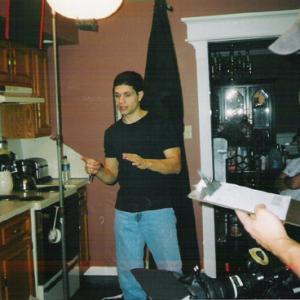 Still of Jack Thomas Smith on the set of Disorder 2003