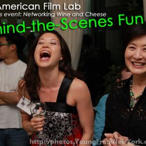 New York City Asian American Film Lab Connections Wine & Cheese with Christina Yao.