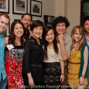 New York City Asian American Film Lab Connections Wine & Cheese with Christina Yao and James Kyson Lee.