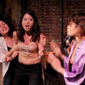 Production Still from Paper Dragon which ran at Manhattan Theatre Source through April 30 2011