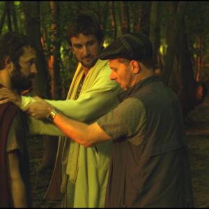Directing Robert and Elias on set of Most High
