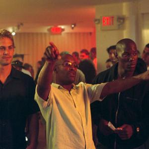 John Singleton, Tyrese Gibson and Paul Walker in Greiti ir Isiute 2 (2003)