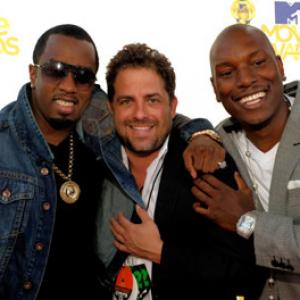 Sean Combs, Brett Ratner and Tyrese Gibson