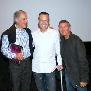 Richard Chamberlain and Mark Mahon at the Fort Lauderdale International Film Festival Mark Mahon took Best Director for STRENGTH AND HONOUR