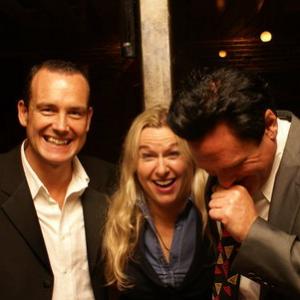 Director of Strength and Honour Mark Mahon having a good time with Robin Dawson and Michael Madsen