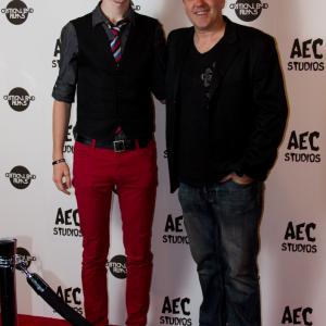 Actor Jeff Marshall and Director Brian McCulley at The Locals red carpet 2014