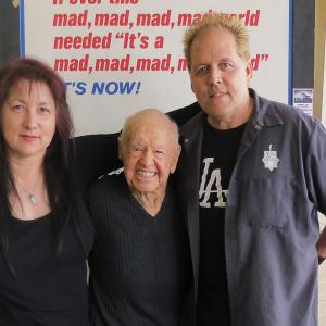 Charlene Rooney, Mickey Rooney and Mark Rooney. It's a Mad Mad Mad Mad World 70mm screening 2012