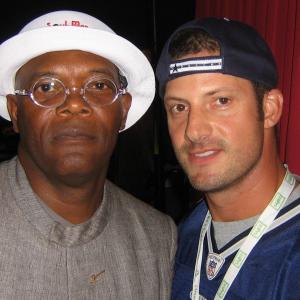 Samuel L Jackson and David Rountree hit the stage at the 2008 ESPY Awards