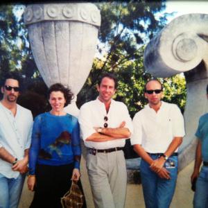 Joel Coen, Frances McDormand, Henri Kessler, Eric Fellner & Ethan Coen at The National Hotel in Havana for Havana Film Festival 1999