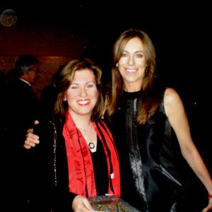 Farnaz Samiinia and the wonderful Oscar-winner Kathryn Bigelow at the Art Directors Award Show, 2010.